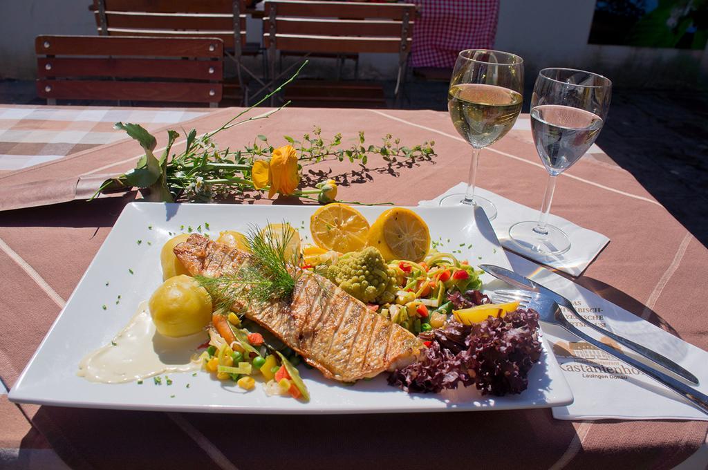 Hotel - Restaurant Kastanienhof Lauingen Екстериор снимка