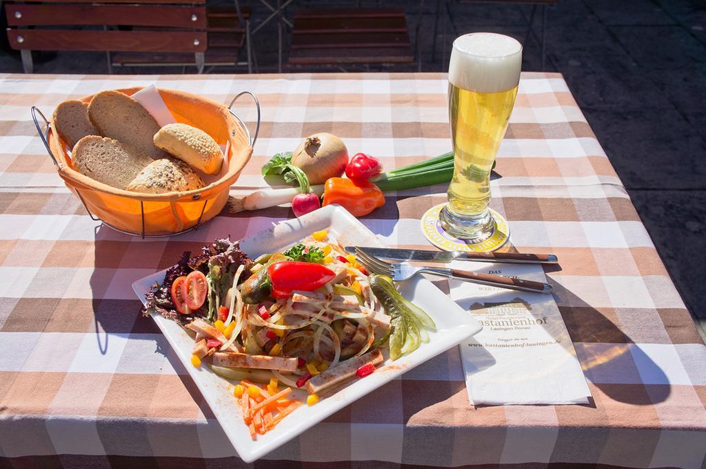 Hotel - Restaurant Kastanienhof Lauingen Екстериор снимка