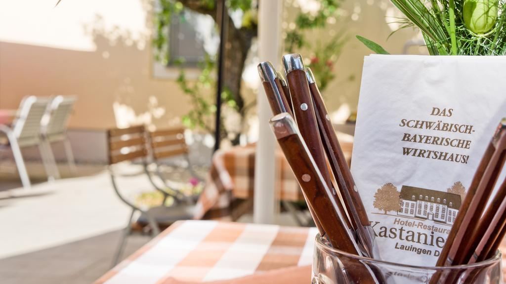 Hotel - Restaurant Kastanienhof Lauingen Екстериор снимка