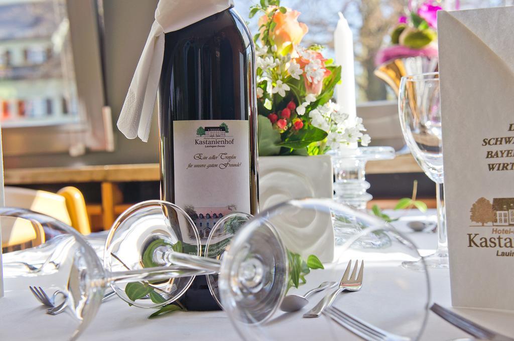 Hotel - Restaurant Kastanienhof Lauingen Екстериор снимка